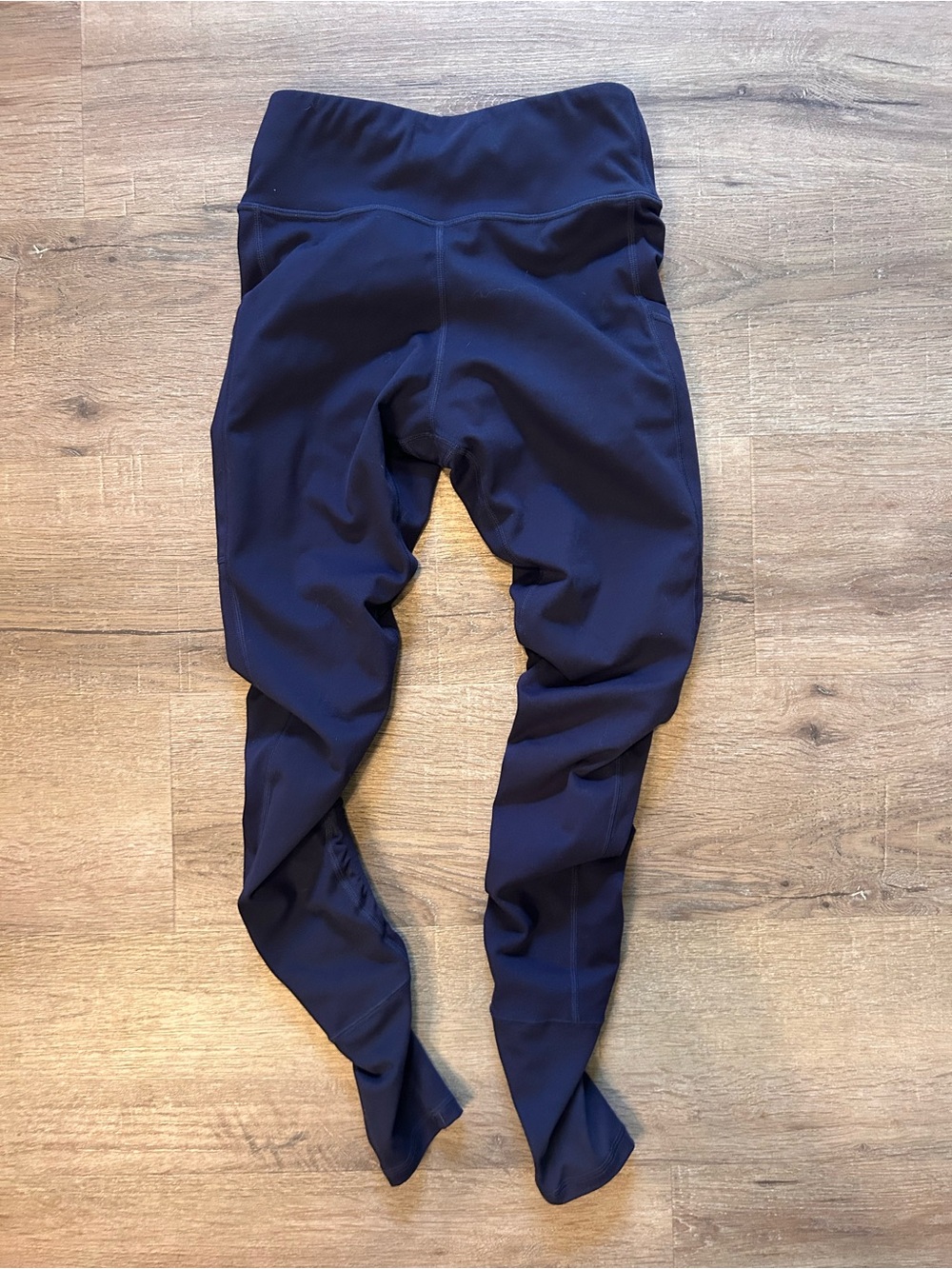 Sweetflexx Resistance Leggings Womens Size 4 Navy Blue High Rise Sculpting Ankle